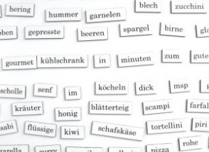 Kylskåpspoesi Deutsche Wörter
